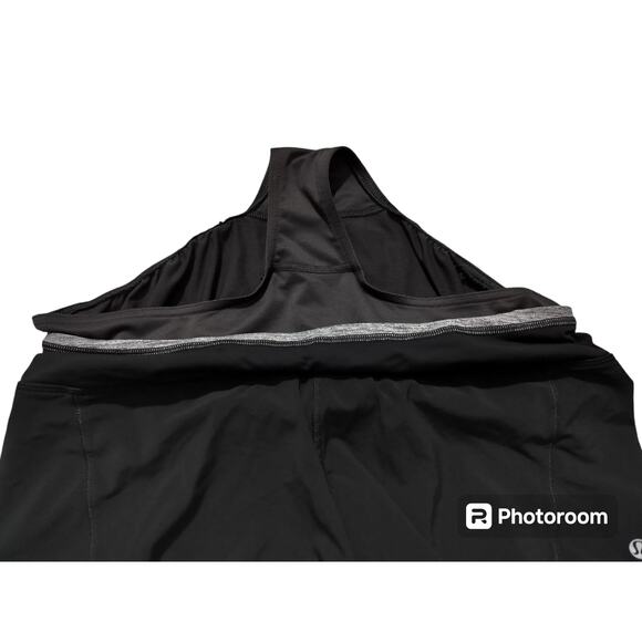 Lululemon run speed up black gray shorts size 8 - Picture 7 of 11